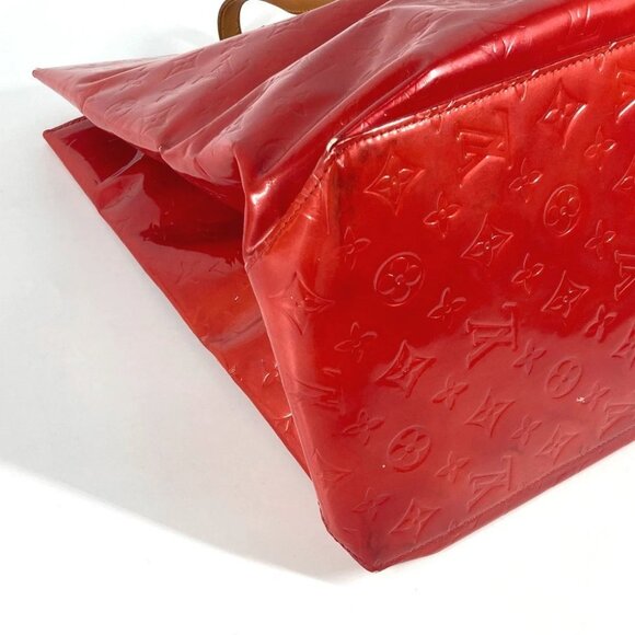 LOUIS VUITTON M91084 MonogramVernis Reed GM Bag Tote Bag Shoulder Bag - Picture 9 of 14